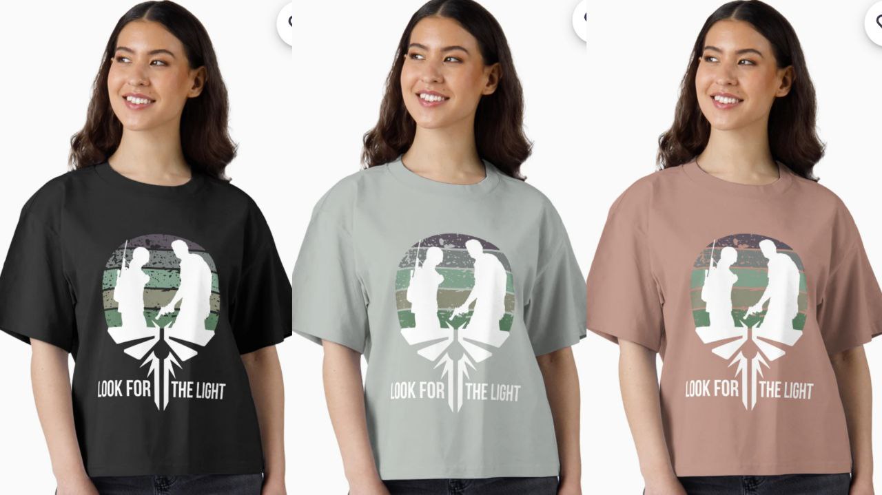 Look For The Light Camiseta holgada boxy