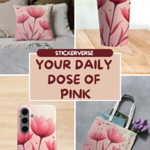 Cozy Pink Floral Set